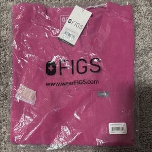 FIGS Pink Scrub Top